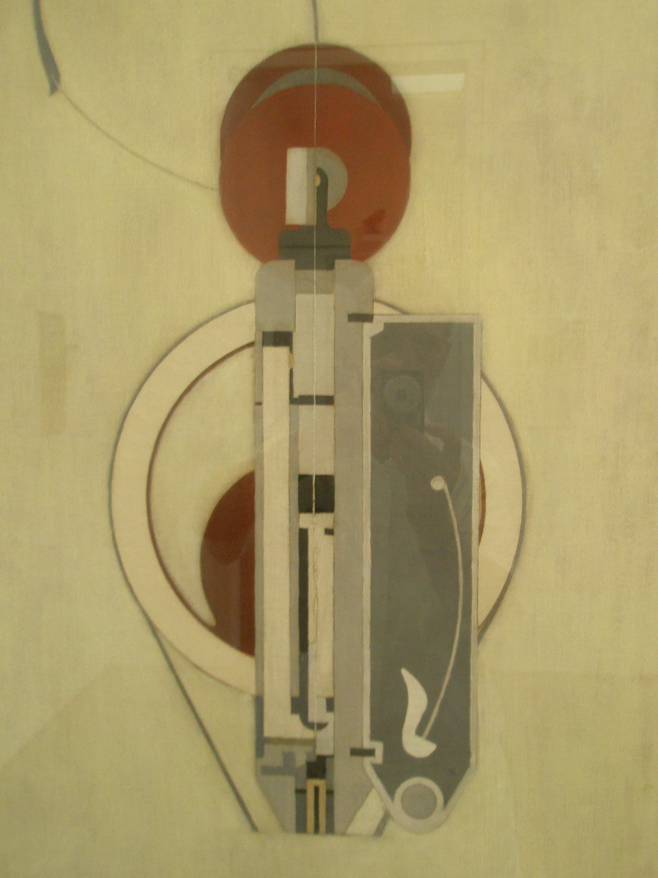 Malerei VIII (Mechanische Abstraktion) von Morton Livingston Schamberg