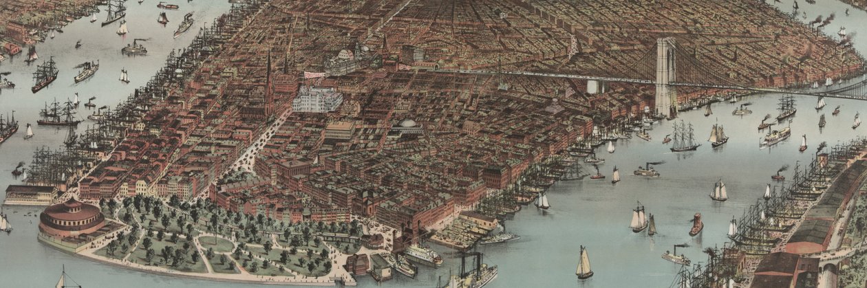 Die Stadt New York von Nathaniel Currier