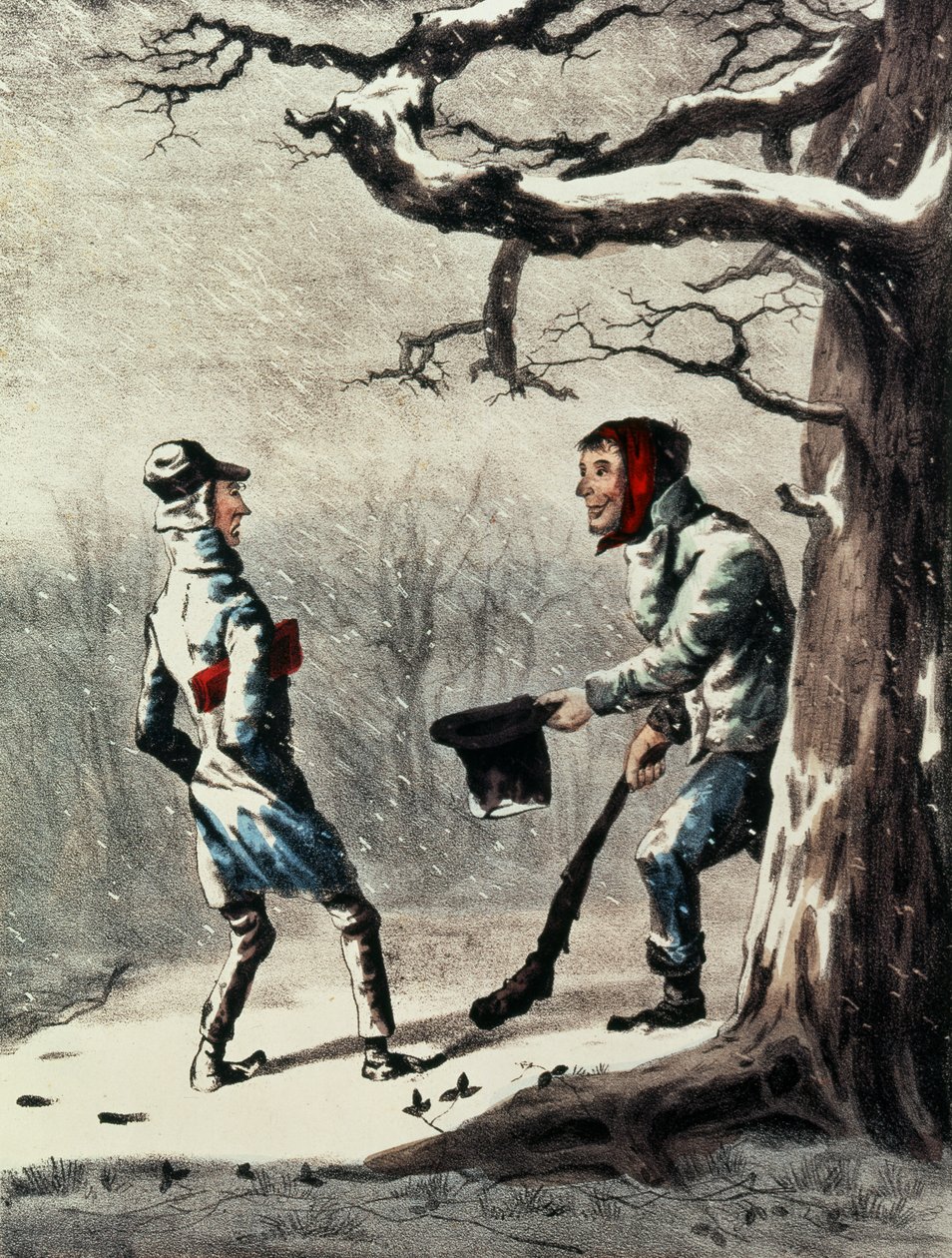Frohes Neues Jahr von N. and Ives, J.M. Currier