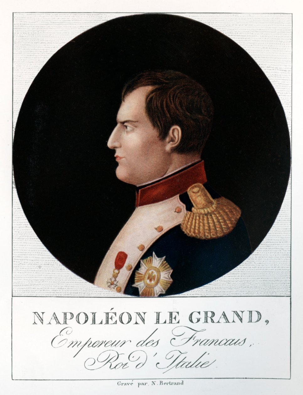Kaiser Napoleon Bonaparte, 1769-1821, 1912 von N. Bertrand