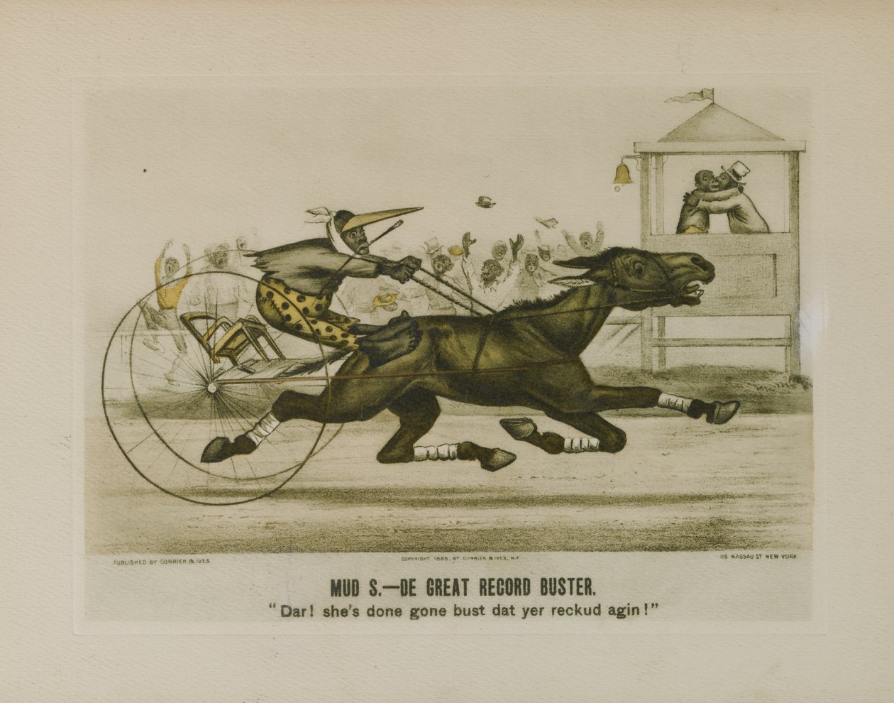 Mud S. - Der große Rekordbrecher von N. & Ives J.M.(1824 95) (after) Currier