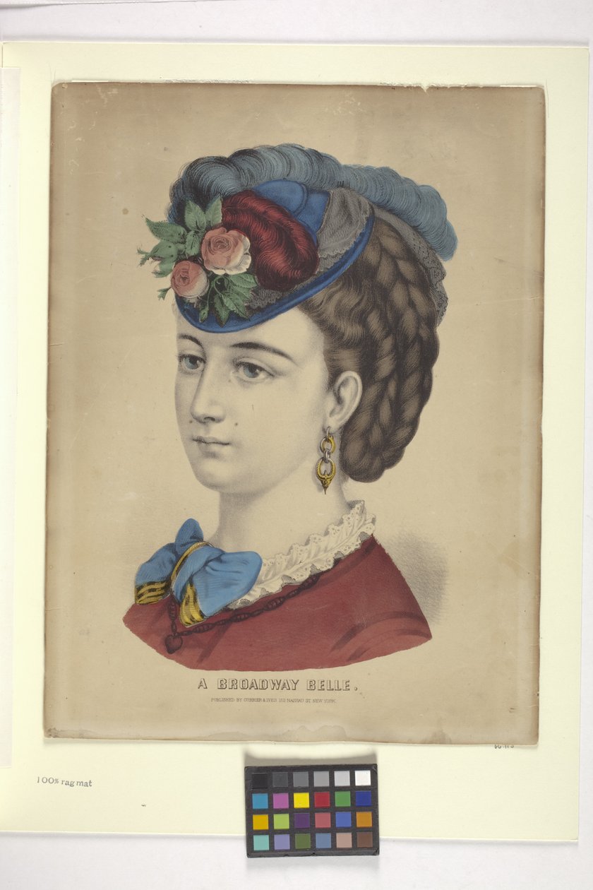 Eine Broadway-Schönheit von N. and Ives J.M. (1824 95) Currier