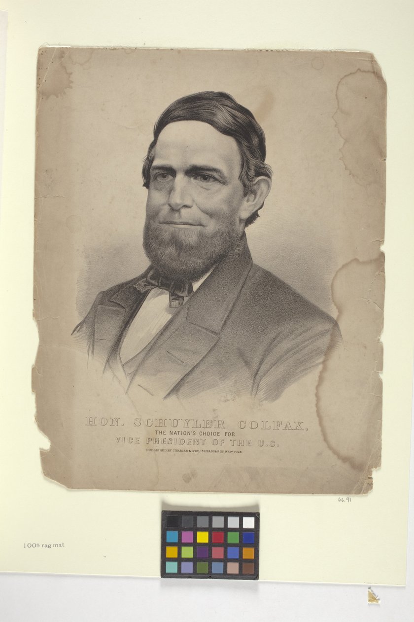 Hon. Schuyler Colfax von N. and Ives J.M. (1824 95) Currier