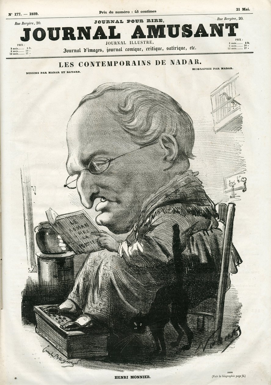 Titelblatt von Le Journal Amusant, 05. Mai 1859 von Nadar