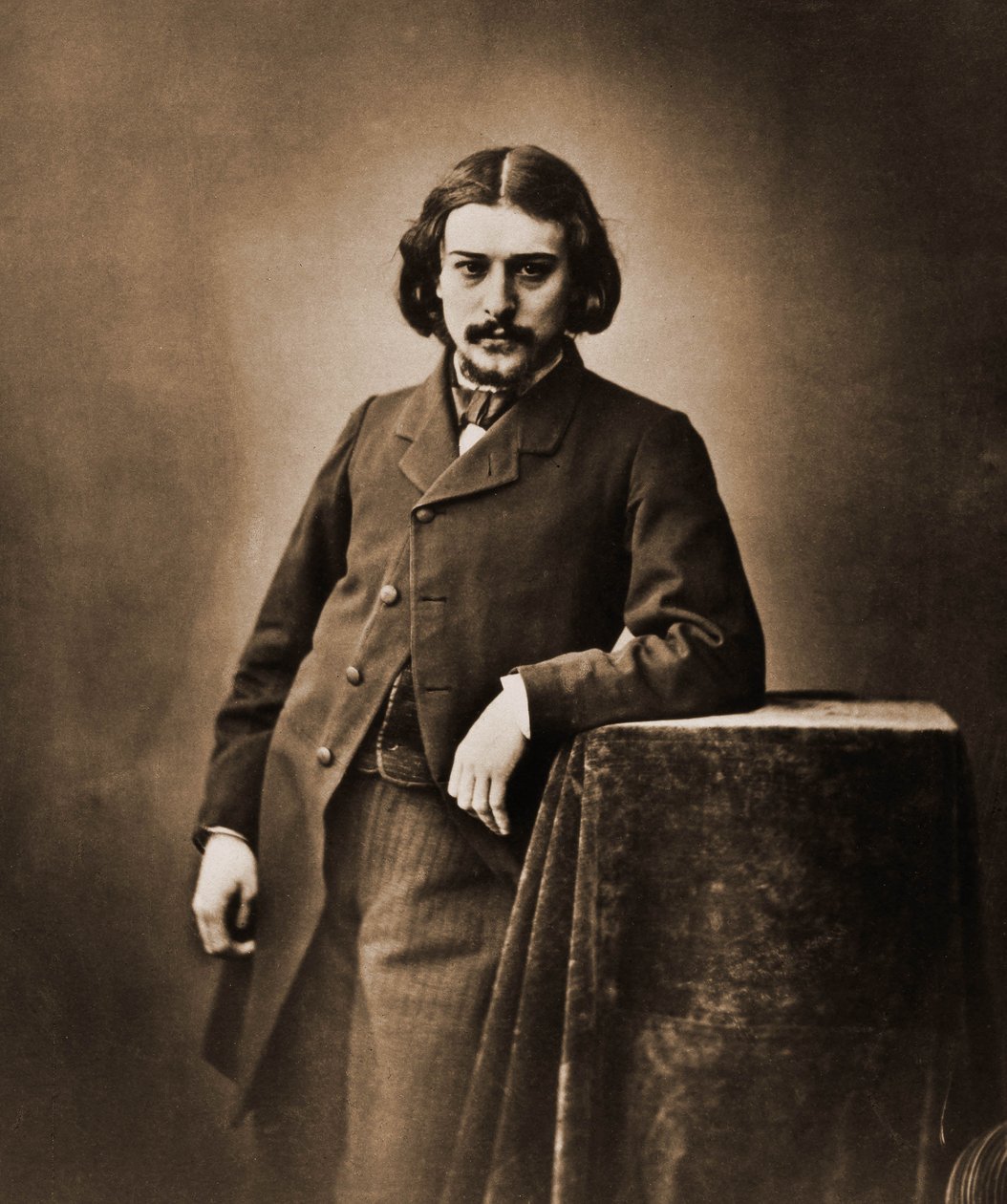 Porträt von Alphonse Daudet, Dichter, Romanautor 1840-1897 (Foto) von Nadar