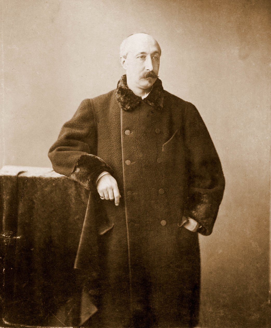 Porträt von Ernest Feydeau, Dichter, Romanautor 1821-1873 (Vater von Georges Feydeau) (Foto) von Nadar
