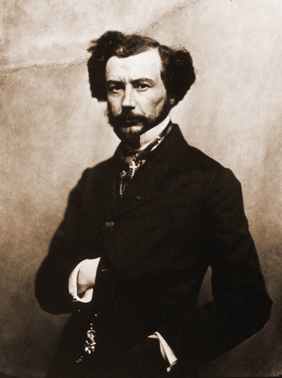 Porträt von Maxime Du Camp, Schriftsteller 1822-1894 von Nadar