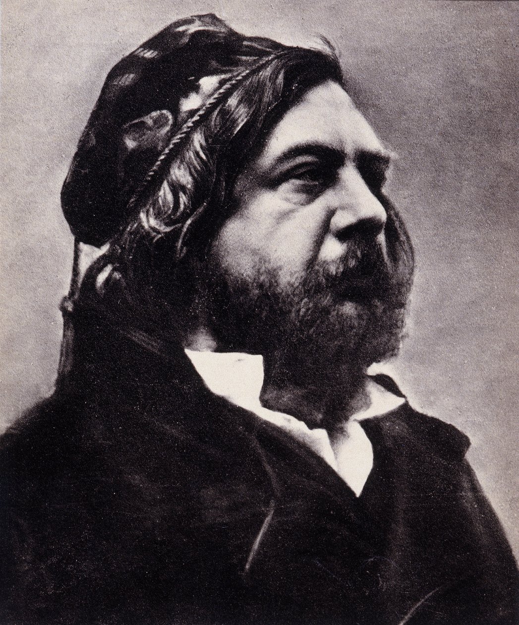 Porträt von Theophile Gautier (1811-1872), französischer Dichter und Schriftsteller (Galetino-Bromid-Druck) von Nadar