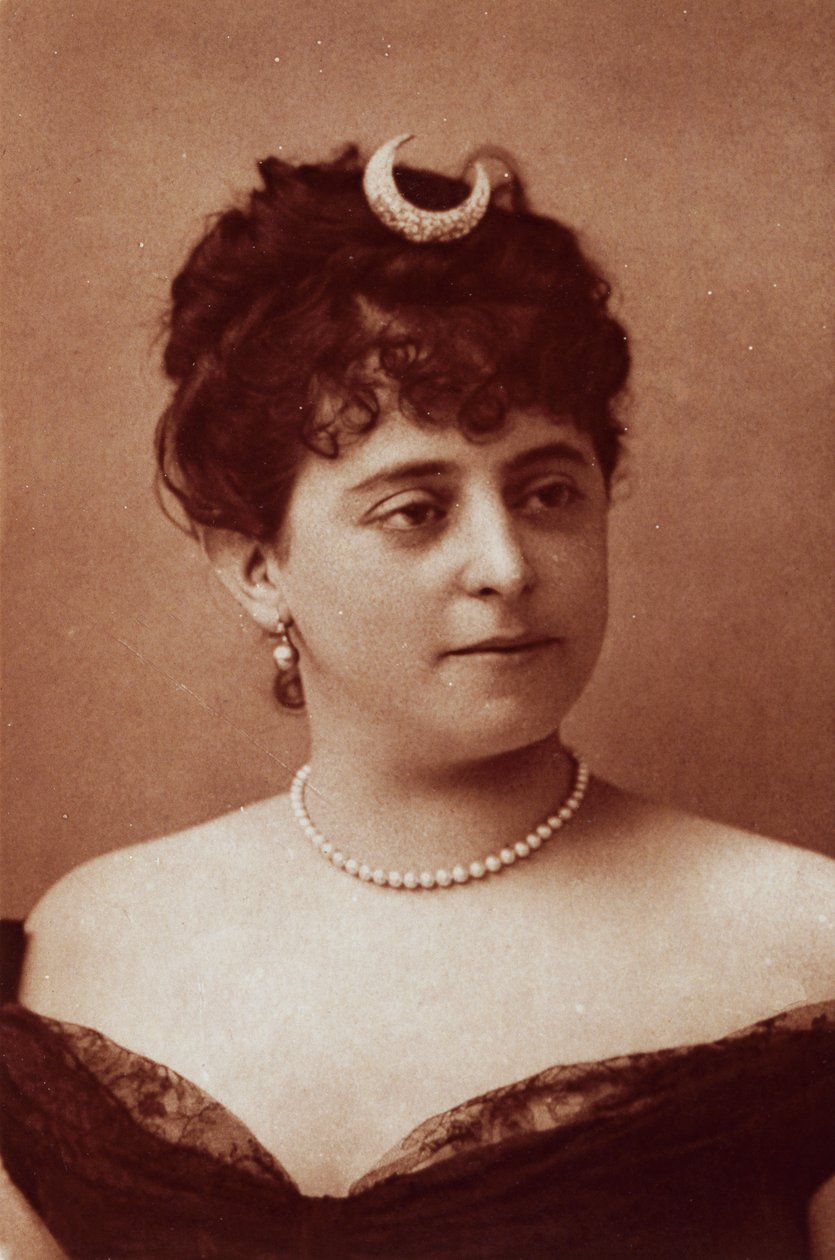 Sibyl Sanderson, amerikanische Sopranistin, Fotografie von Felix Nadar von Nadar