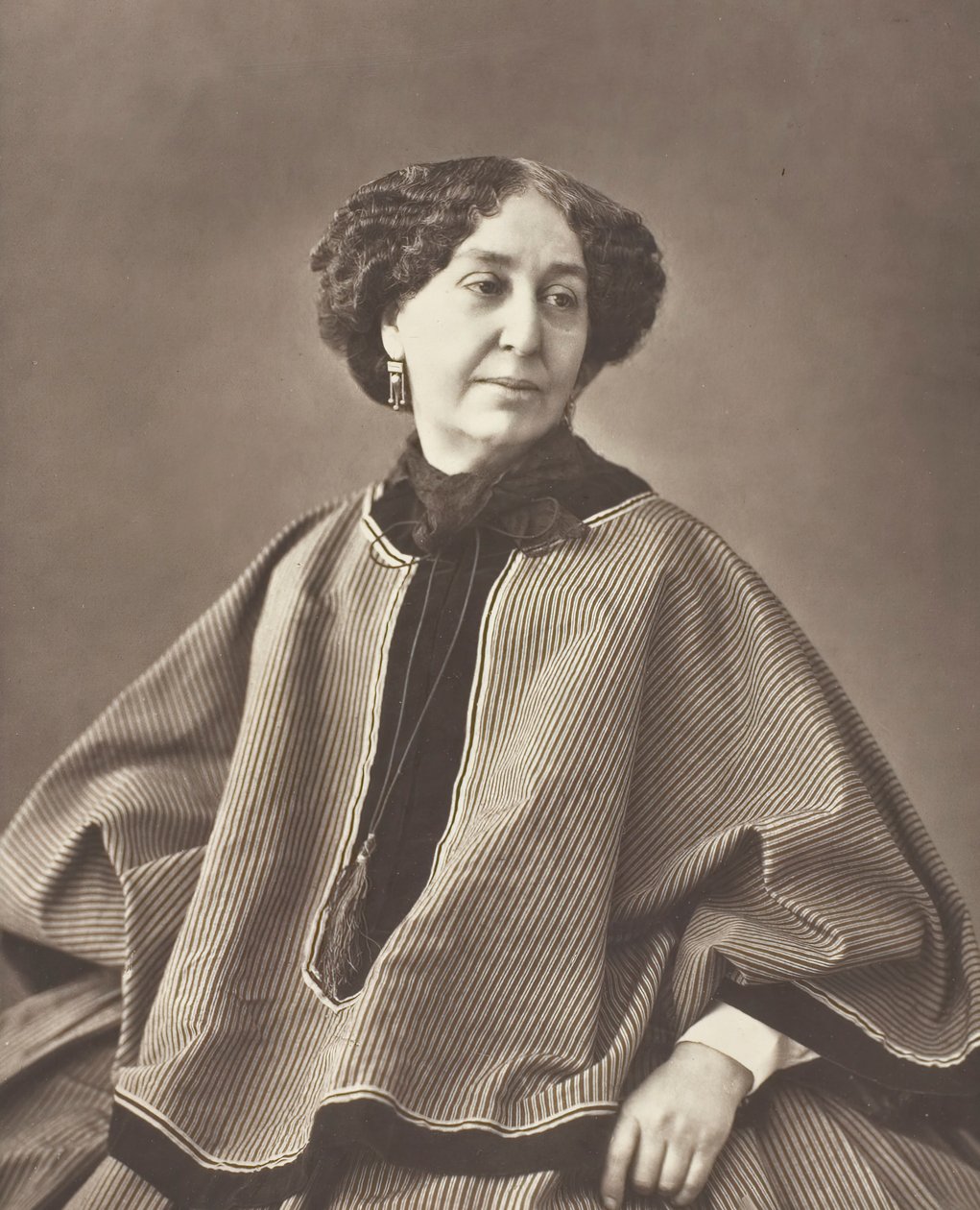 Georges Sand geboren Amantine Lucile Aurore Dupin, französische Schriftstellerin, 1804-1876, 1864 von Nadar