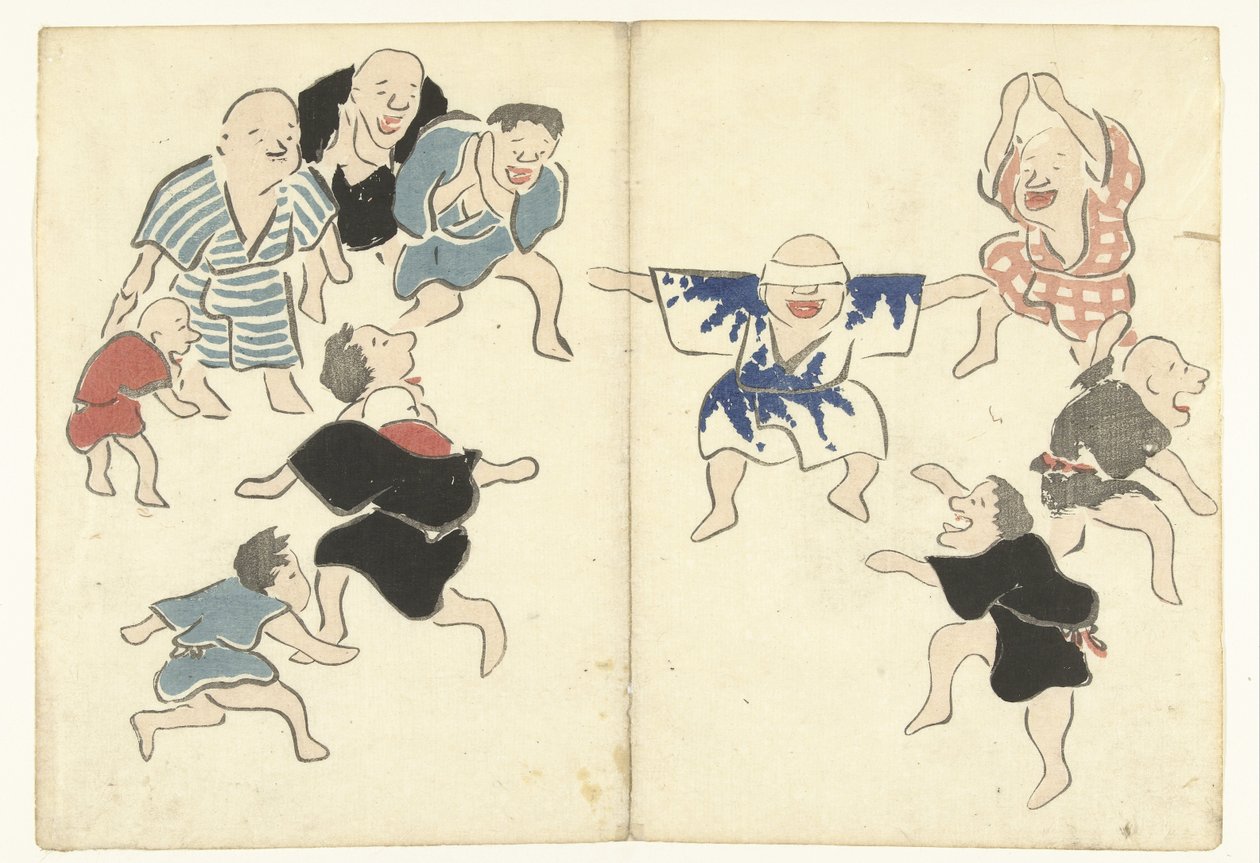 Blindekuh spielen von Nakamura Hochu