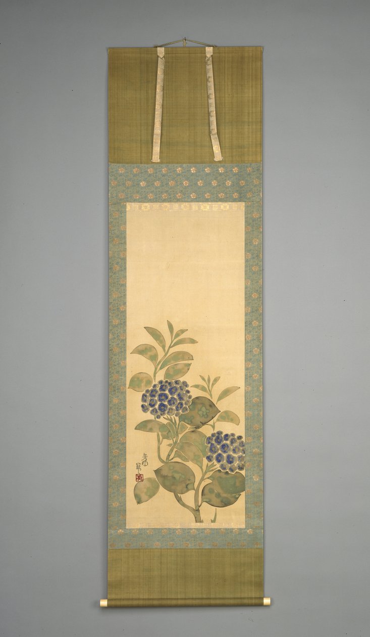 Hortensie, frühes 19. Jahrhundert von Nakamura Hochu