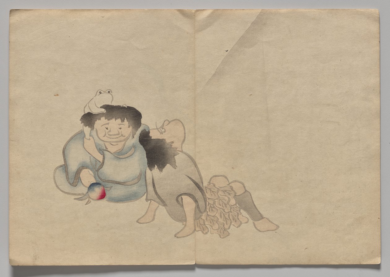 Szene aus dem Kōrin Bilderbuch (Band 2) von Nakamura Hochu