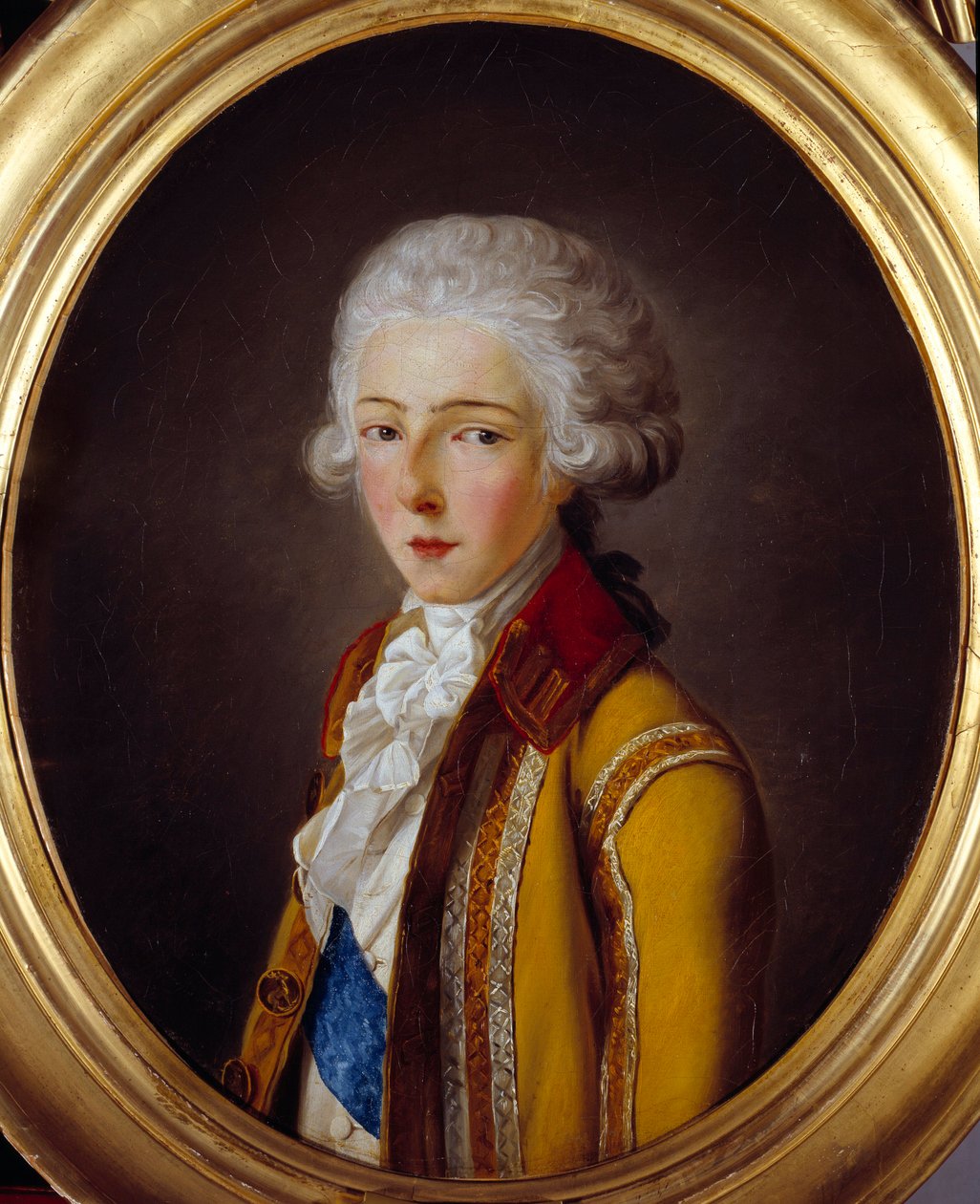 Porträt von Louis Antoine Henri de Bourbon Condé, Herzog von Enghien (1772-1804). Gemälde von Nanine Vallain (18. Jahrhundert) von Nanine Vallain