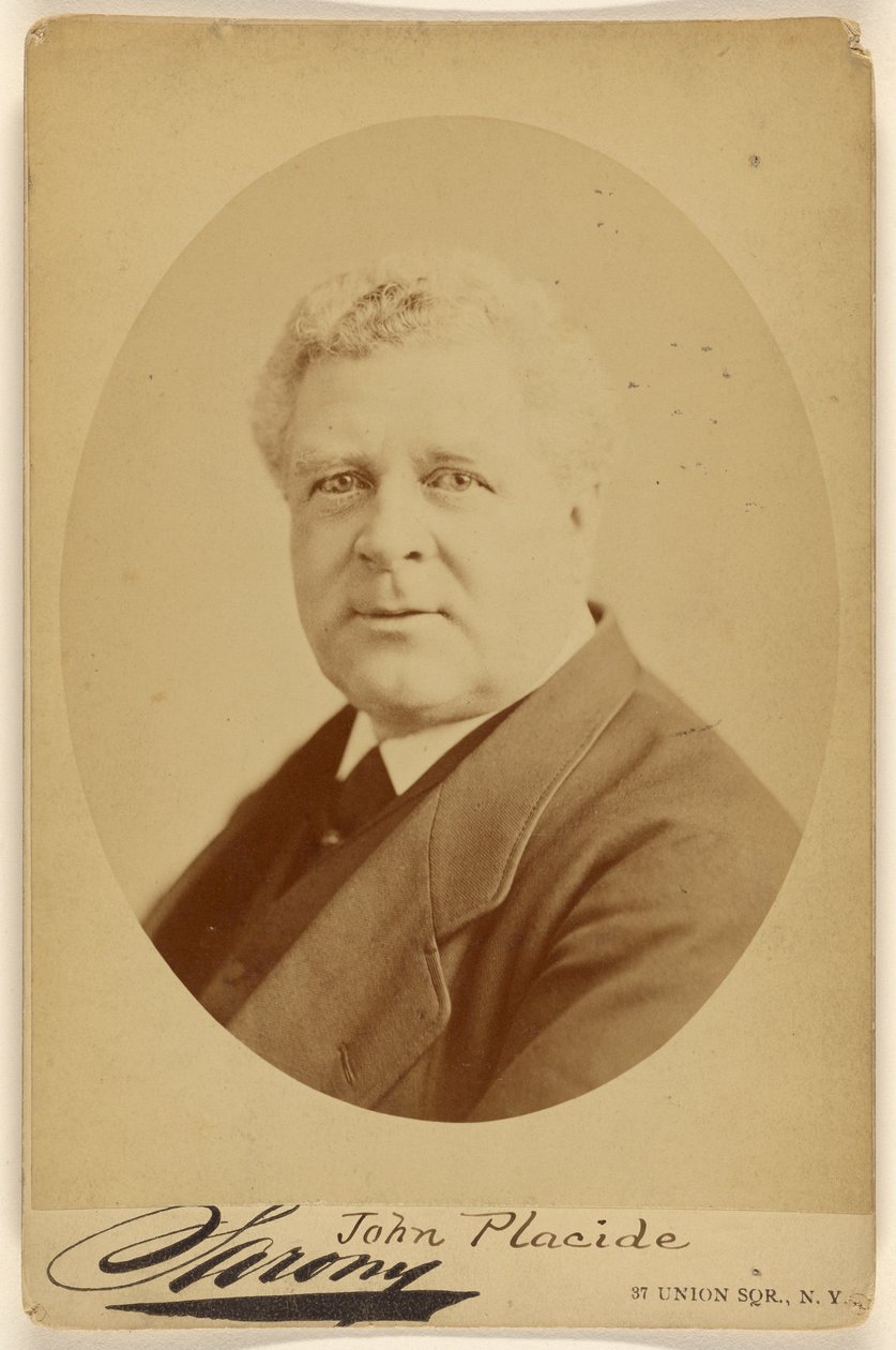 John Placide. Union Square Co. von Napoleon Sarony