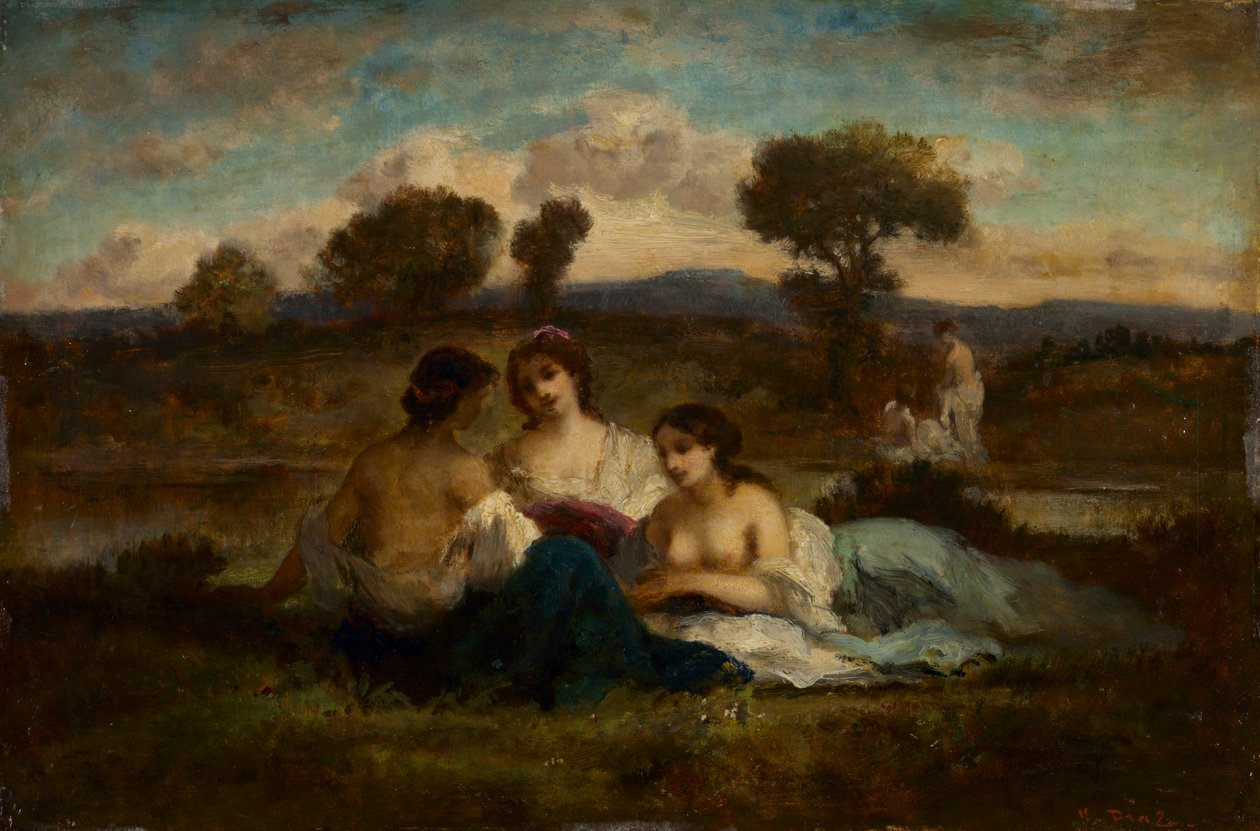 Die Badenden, nach 1847 von Narcisse Virgile Diaz de la Peña