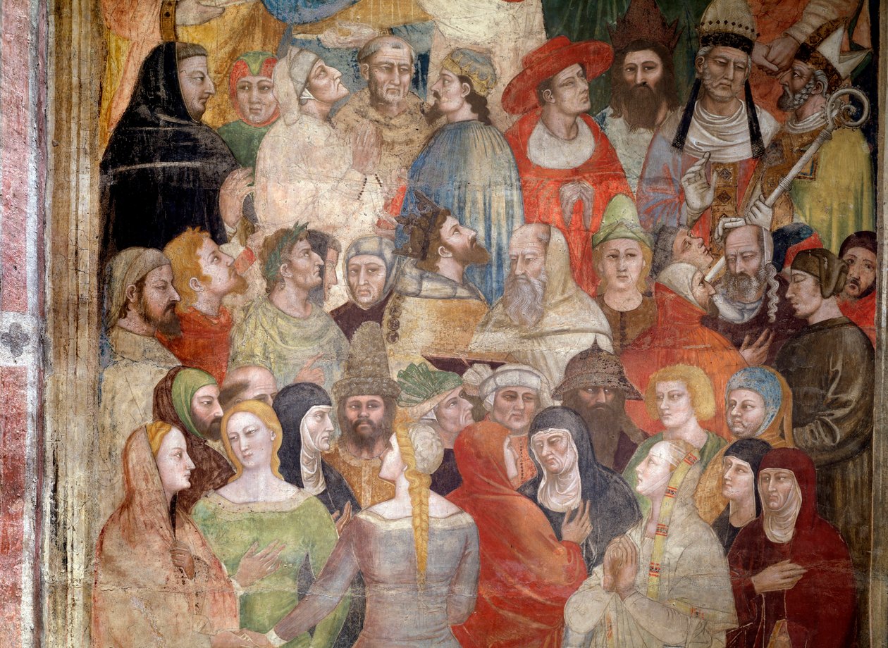 Die Auserwählten (aus Dantes Göttlicher Komödie) von Nardo di Cione Orcagna