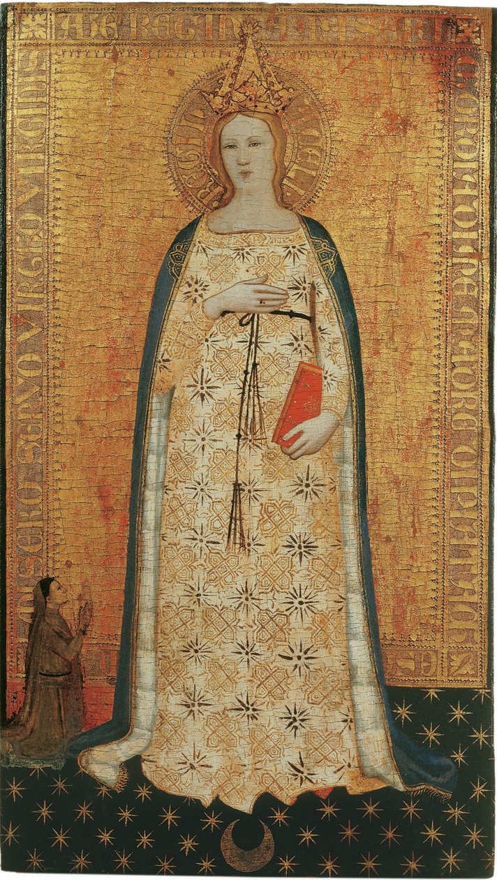 Madonna del Parto (Madonna der Geburt) von Nardo di Cione Orcagna
