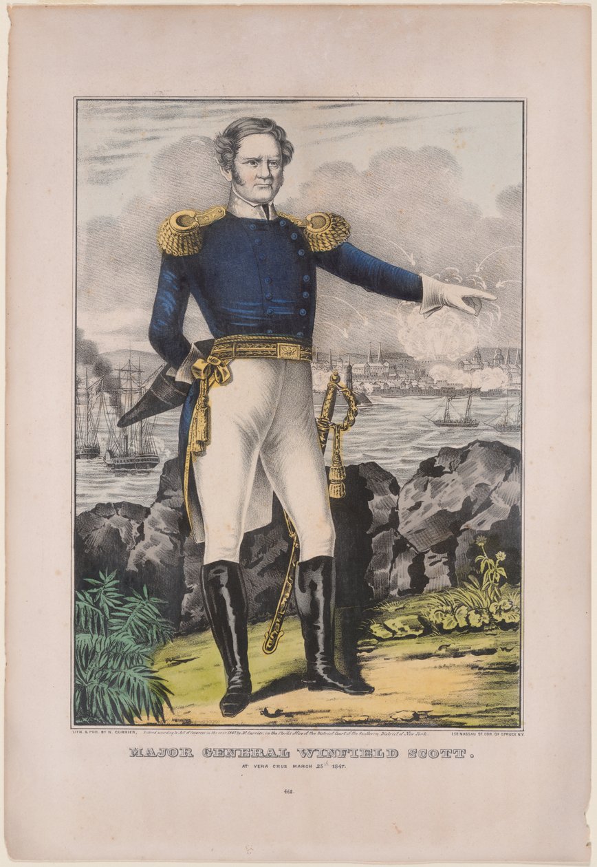 General Winfield Scott von Nathaniel Currier