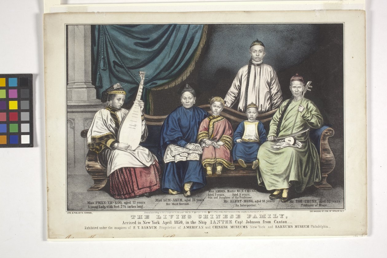 Die lebende chinesische Familie von Nathaniel Currier