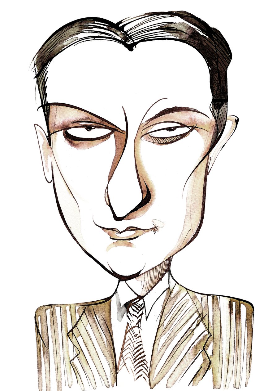 Dinu Lipatti, Karikatur von Neale Osborne
