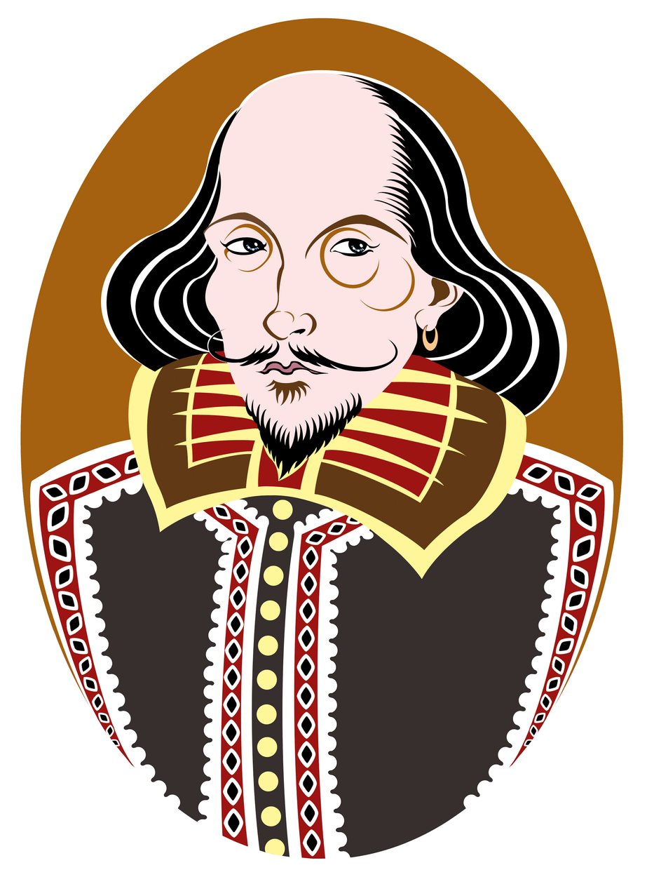 William Shakespeare, englischer Dichter und Dramatiker, getauft am 26. April 1564 - 23. April 1616 von Neale Osborne