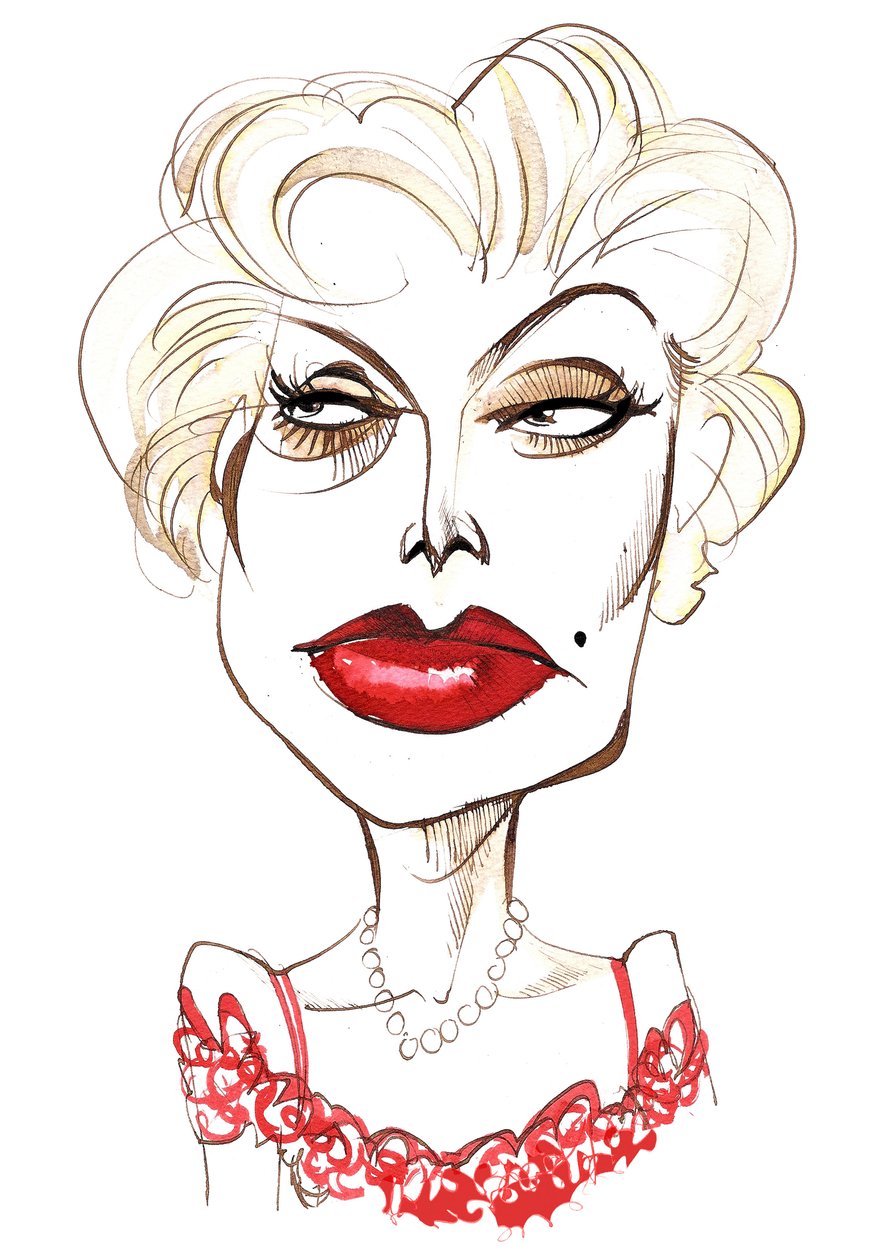 Zsa Zsa Gabor, ungarisch-amerikanische Schauspielerin von Neale Osborne