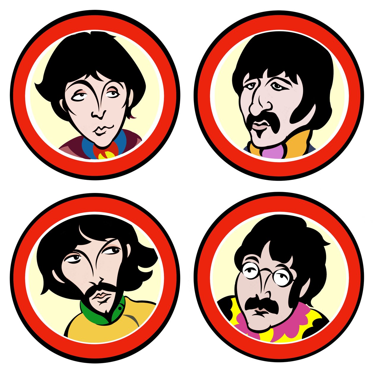 Die Beatles, 2004 (digitale Überarbeitung 2023) von Neale Osborne