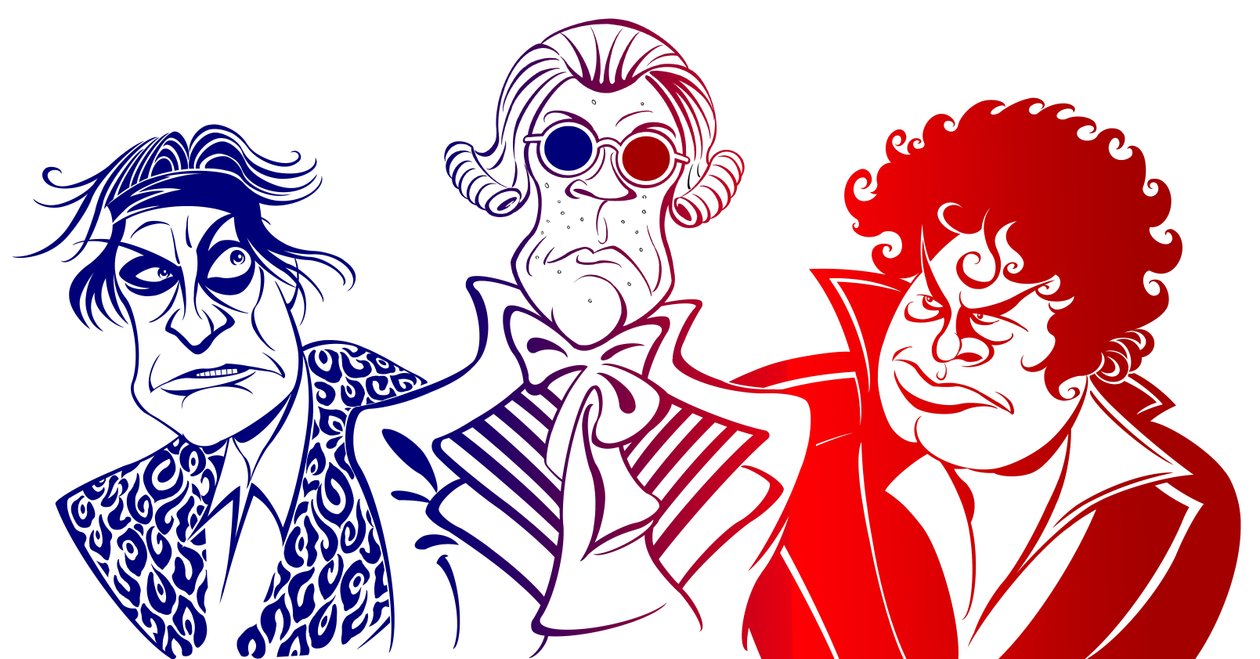 Trio der französischen Revolutionsführer, 2019 von Neale Osborne