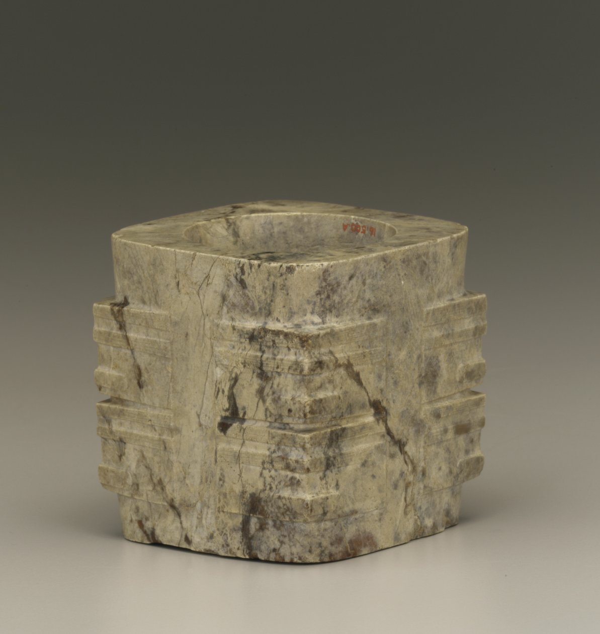 Kurzes Rohr (cong), Region des Tai-Sees, Liangzhu-Kultur, 3300-2250 v. Chr. von Neolithic Period Chinese School