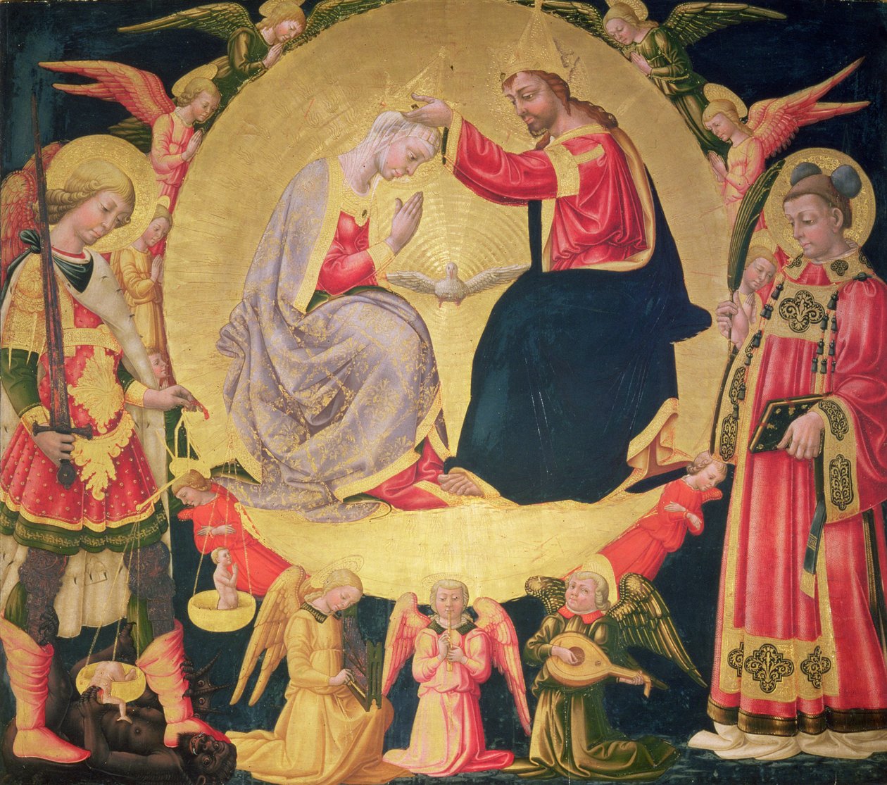 Krönung der Jungfrau, ca. 1475 von Neri di Bicci