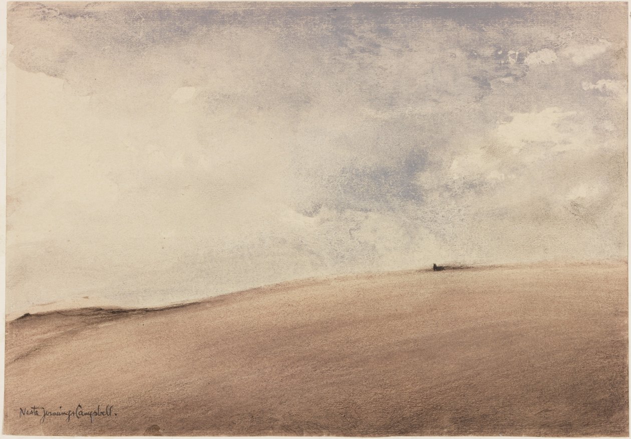 Vorüberziehender Sturm, Sussex Downs von Nesta Jennings Campbell
