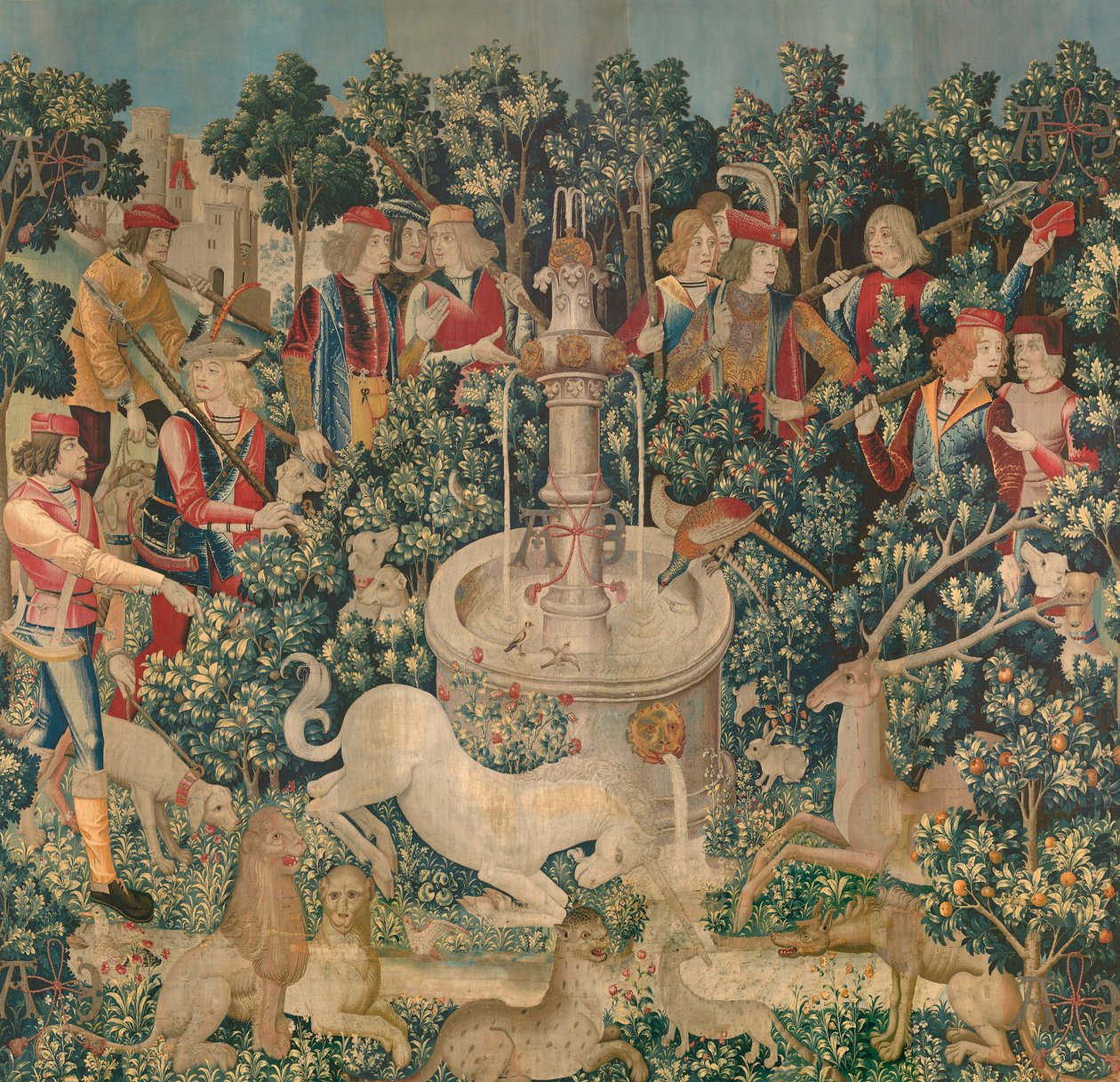 Das Einhorn wird gefunden, ca. 1500 von Netherlandish School