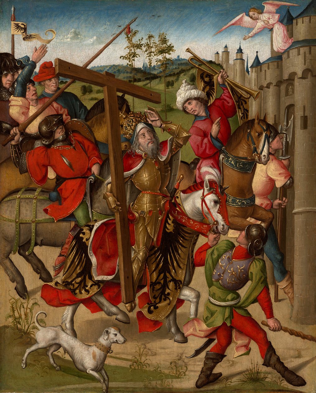 Kaiser Heraklius der Eintritt nach Jerusalem verweigert von Netherlandish