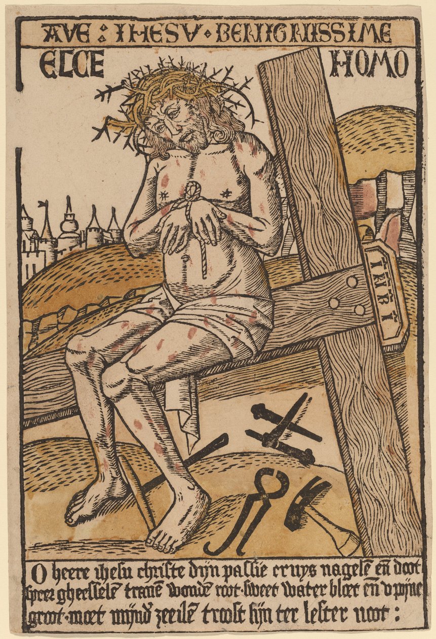 Christus als der Schmerzensmann von Netherlandish 15th Century
