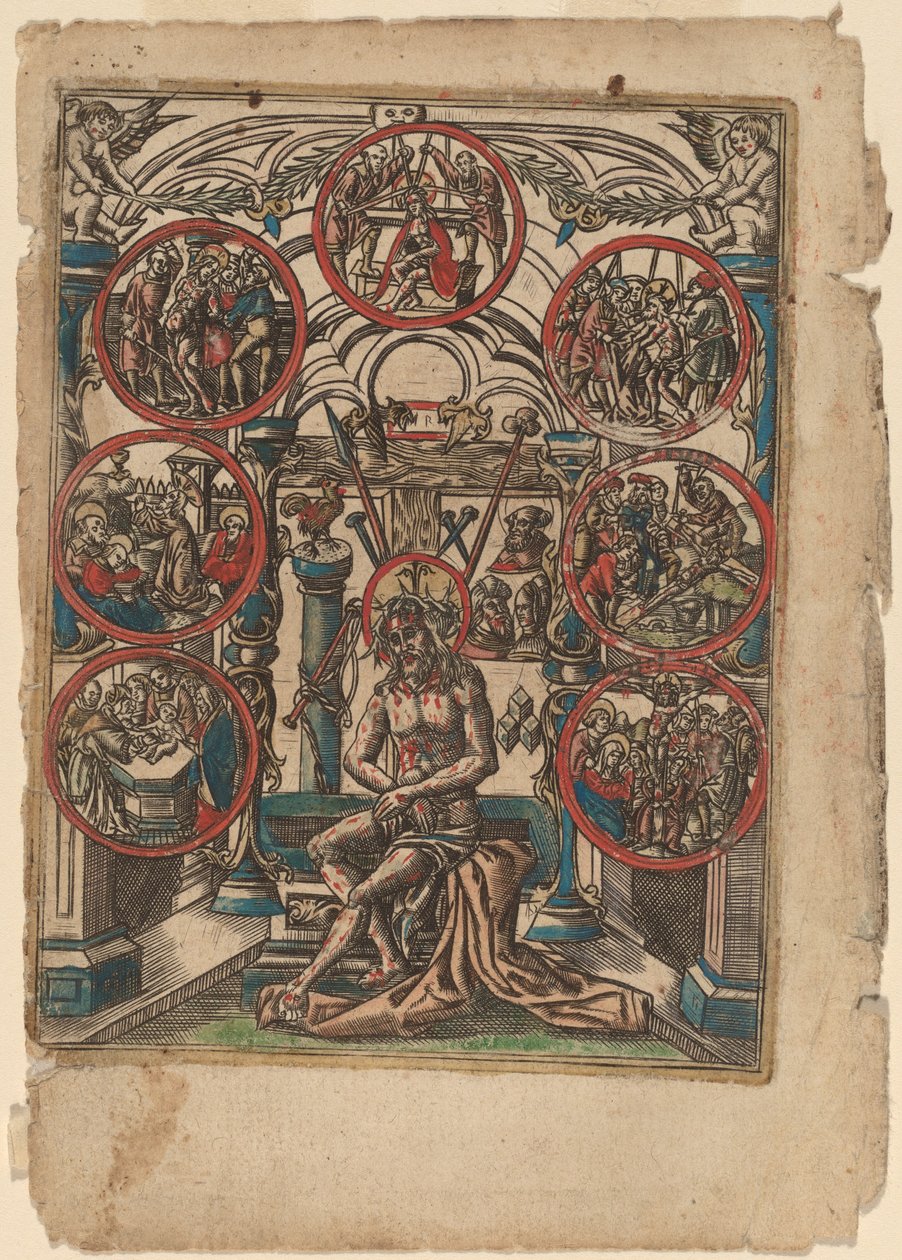 Christus als der Schmerzensmann von Netherlandish 16th Century