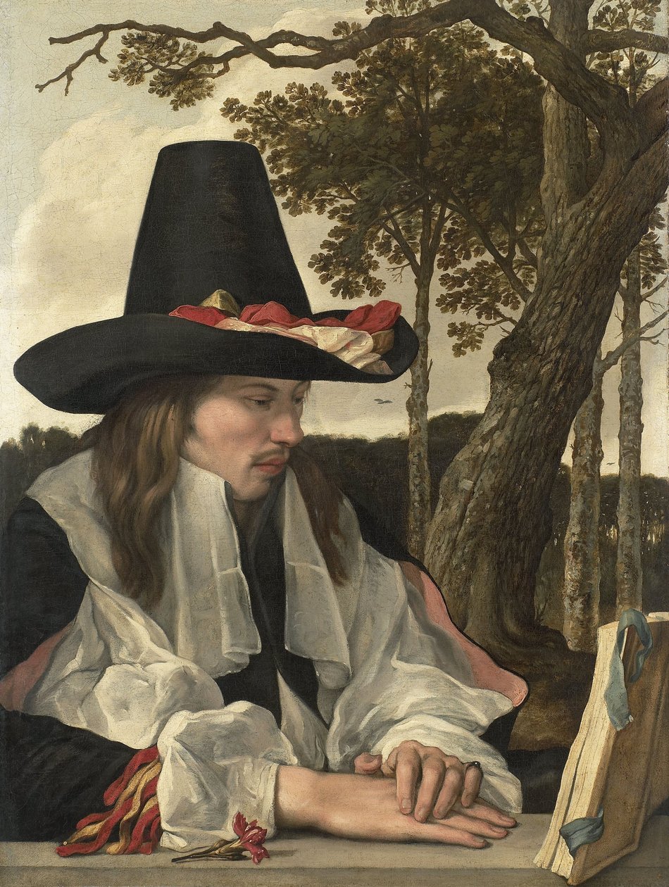 Ein Mann beim Lesen, um 1660 von Netherlandish School