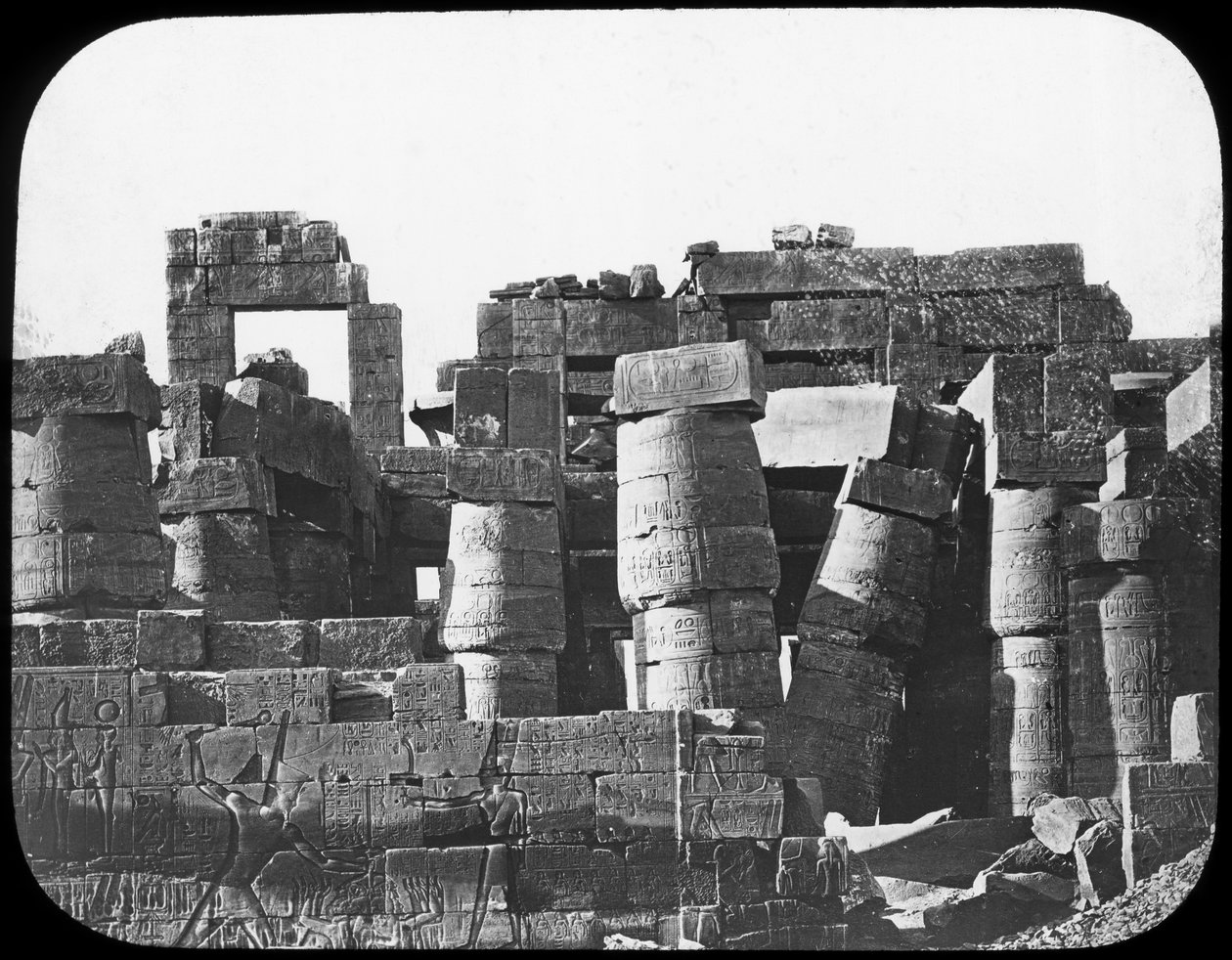 Großer Tempel, Karnak, Ägypten, ca. 1890 von Newton and Co