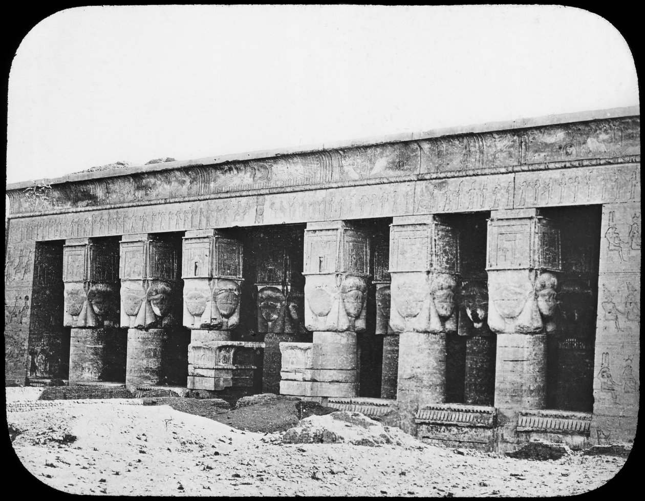 Tempel der Hathor, Dendera, Ägypten von Newton and Co