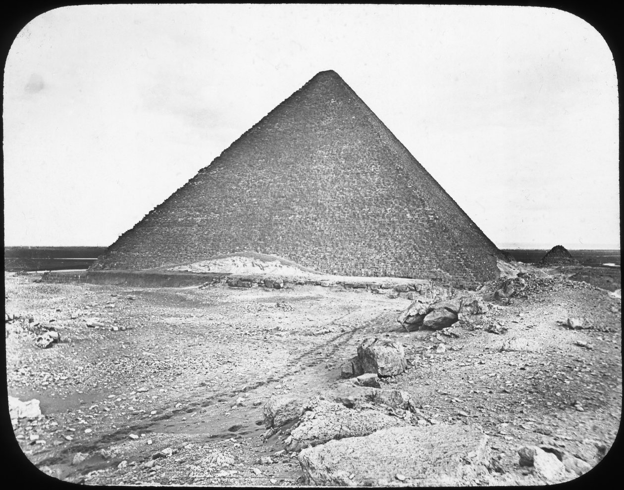 Die große Pyramide von Khufu Cheops, Gizeh, Ägypten, ca. 1890 von Newton and Co