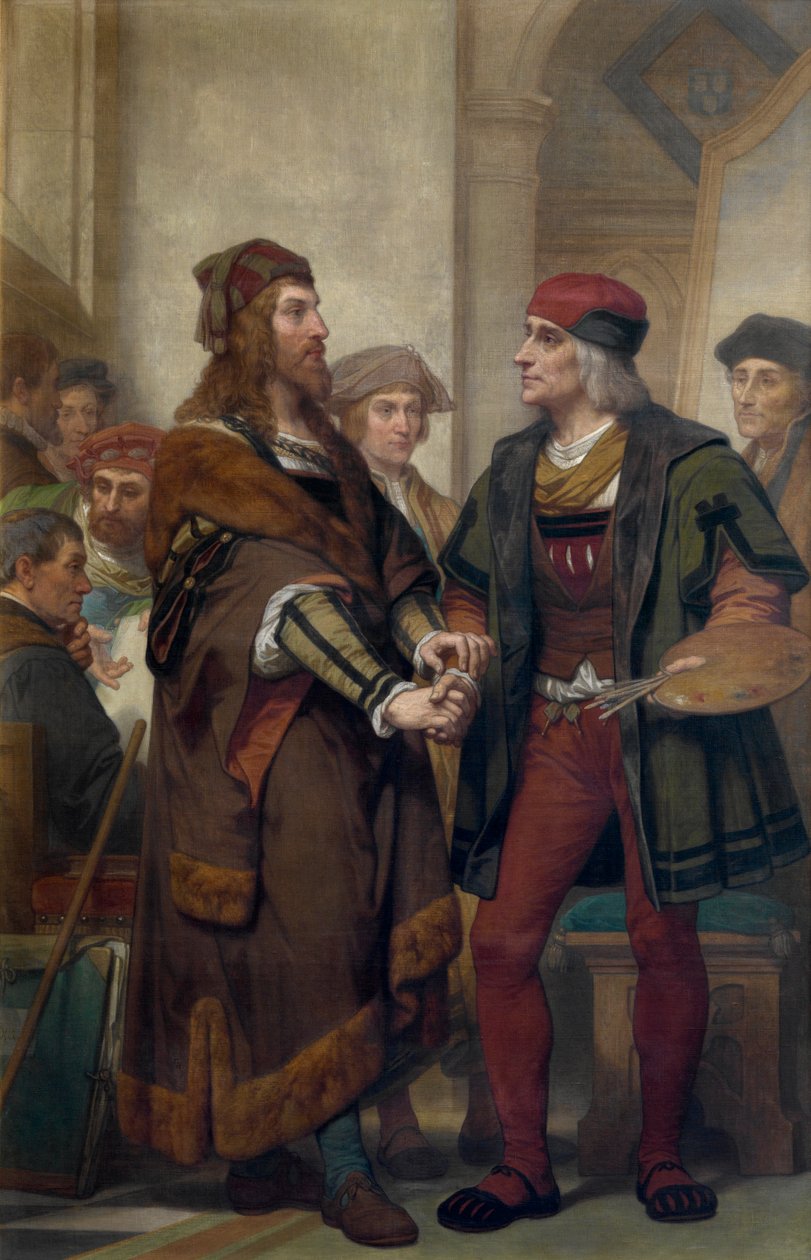 Albrecht Dürer besucht Quinten Massijs von Nicaise de Keyser