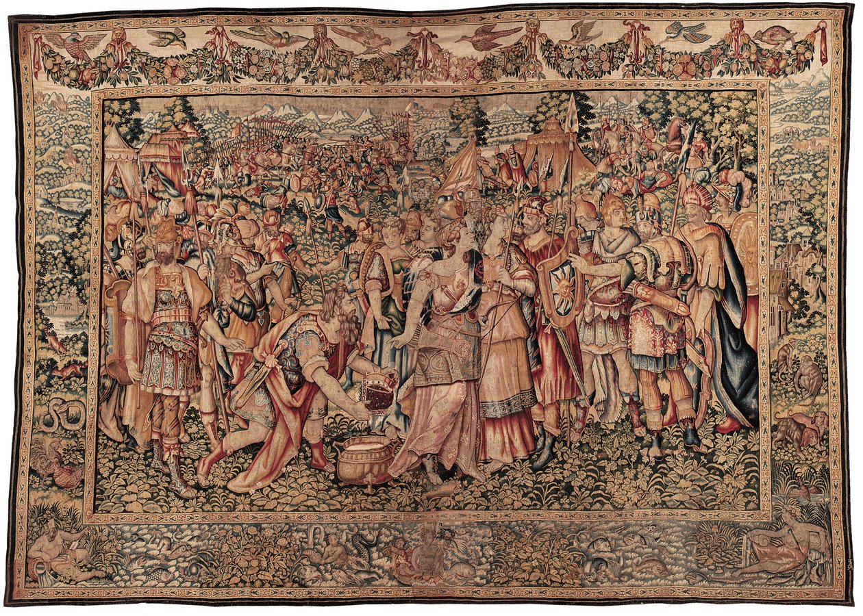Historische Tapete, erstes Viertel des 17. Jahrhunderts von Nicasius Aerts