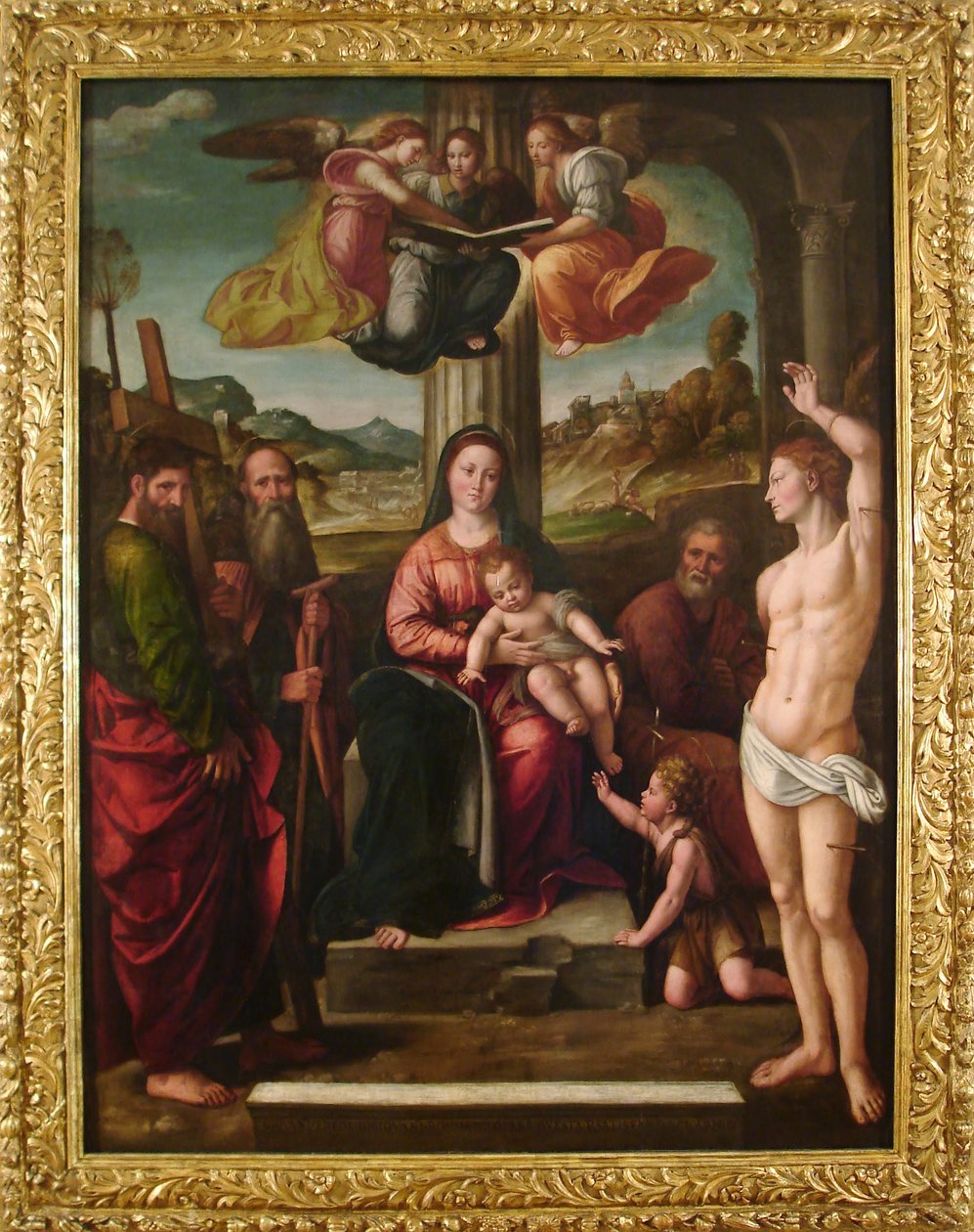 Santa Conversación von Niccolò Pisano