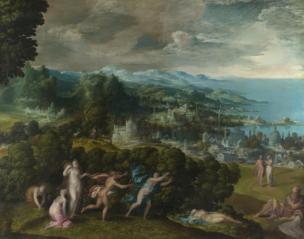 Orpheus und Eurydike von Niccolò dell Abbate