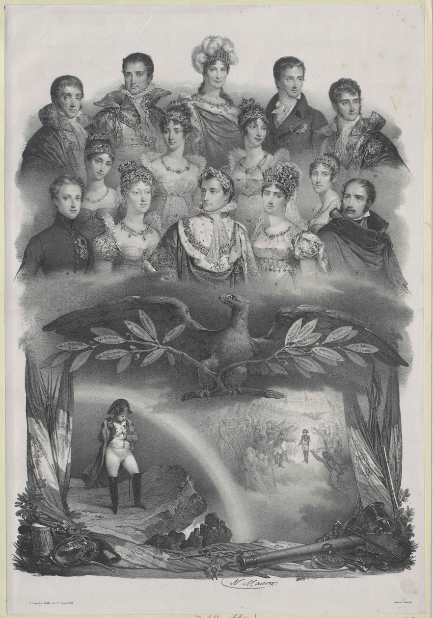 Kaiser der Franzosen Napoleon I Bonaparte von Nicholas Eustache (after) Maurin