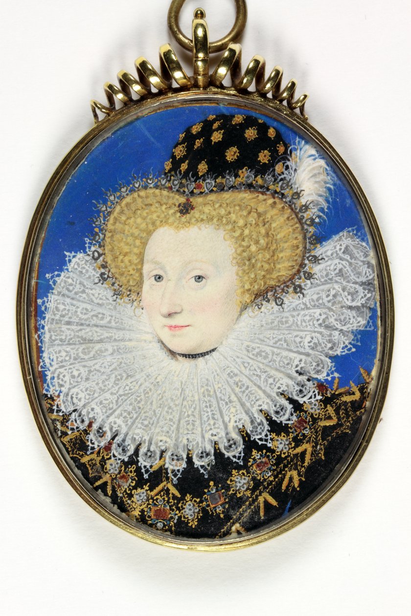 Eine Dame, traditionell als Anne, Lady Hunsdon identifiziert von Nicholas Hilliard