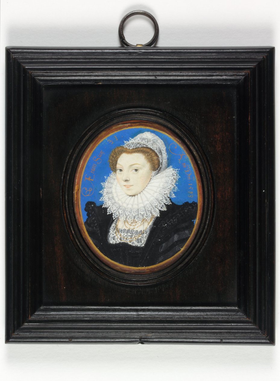 Eine Dame, traditionell identifiziert als Maria Stuart von Nicholas Hilliard