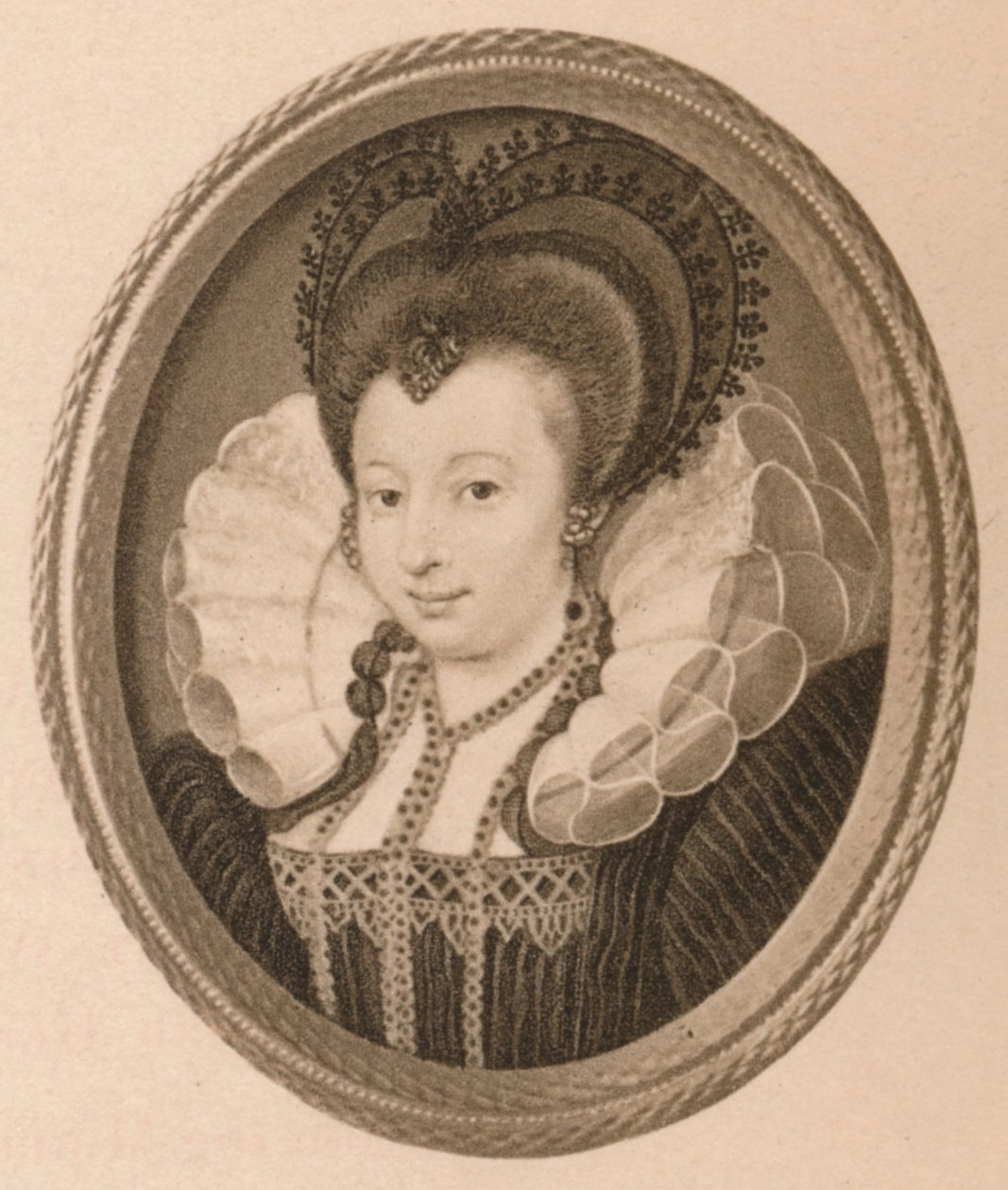 Catherine Knevett, Gräfin von Suffolk von Nicholas Hilliard