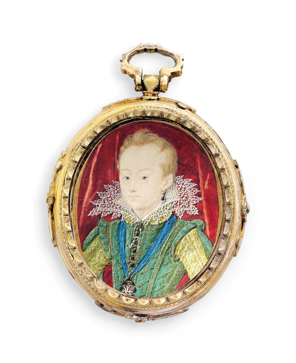 König Karl I. als Herzog von York, als Junge von Nicholas Hilliard
