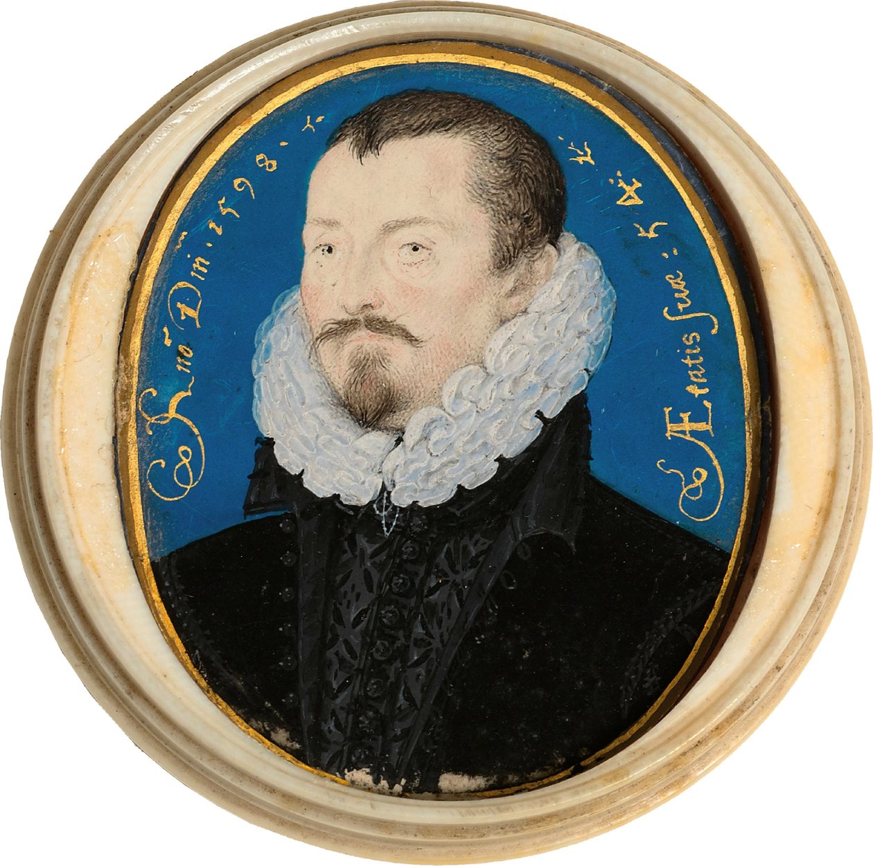 Porträt von Sir Thomas Bodley 1545-1613, 1598 von Nicholas Hilliard